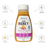 RAW HONEY WITH PROPOLIS, BEE POLLEN & ROYAL JELLY, 12 oz (pack of 3)
